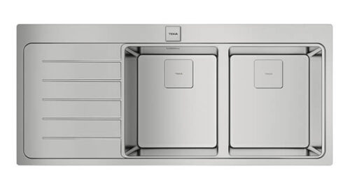 Chậu rửa inox TEKA ZENIT RS15 2B 1D 115160004