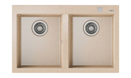 Chậu đá nhân tạo TEKA FORSQUARE 2B 790 BEIGE 115260016