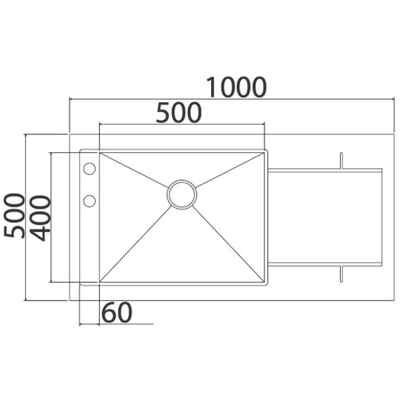 Kích thước chậu DUDOFF London Hasa S02-A1 (S02-AS1H) Kích thước chậu DUDOFF London Hasa S02-A1 (S02-AS1H)