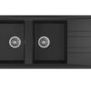 Chậu đá nhân tạo TEKA STONE 80 B-TG 2B 1D BLACK 115400011 2 TEKA STONE 80 B TG 2B 1D