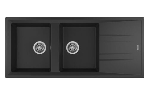 Chậu đá nhân tạo TEKA STONE 80 B-TG 2B 1D BLACK 115400011