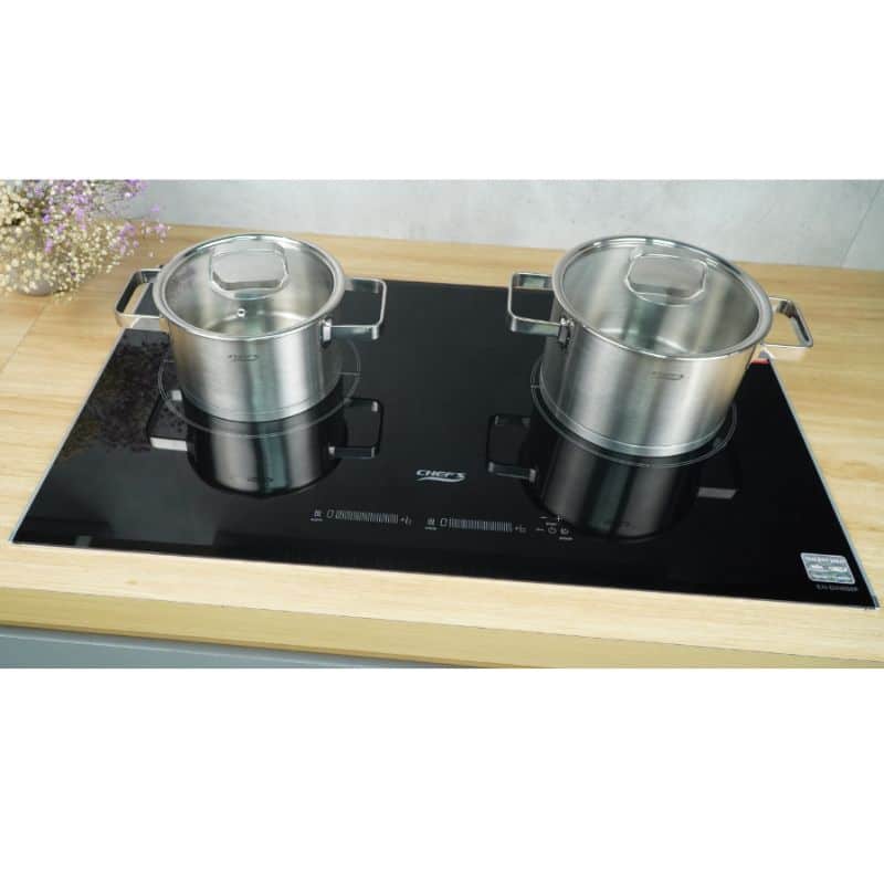 Ảnh thực tế Bếp từ đôi Chefs EH-DIH888 Ảnh thực tế Bếp từ đôi Chefs EH-DIH888