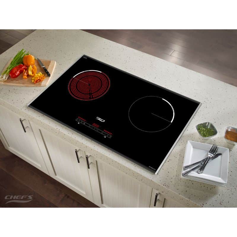 Ảnh thực tế Bếp điện từ hỗn hợp Chefs EH-MIX333 Ảnh thực tế Bếp điện từ hỗn hợp Chefs EH-MIX333