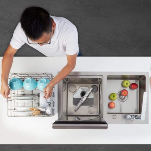 Máy rửa bát Malloca WQP6-890F3 4 Ảnh thực tế máy rửa bát Malloca WQP6-890F3