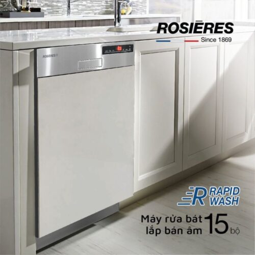 Máy rửa bát bán âm tủ 15 bộ wifi Rosieres RDSN 1D530PX-47 3 Ảnh thực tế Máy rửa bát Rosieres RDSN 1D530PX-47