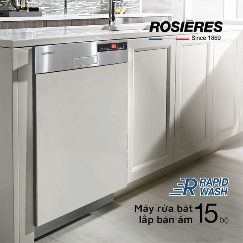 Ảnh thực tế Máy rửa bát Rosieres RDSN 1D530PX-47 Ảnh thực tế Máy rửa bát Rosieres RDSN 1D530PX-47