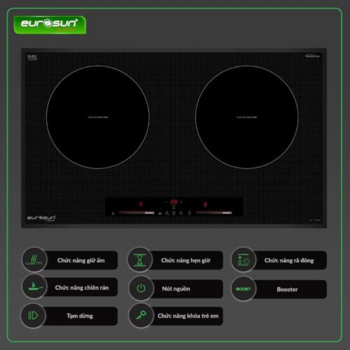 Bếp từ 2 vùng nấu Eurosun EU-T710Pro 7 Bảng điều khiển bếp từ 2 vùng nấu Eurosun EU-T710Pro