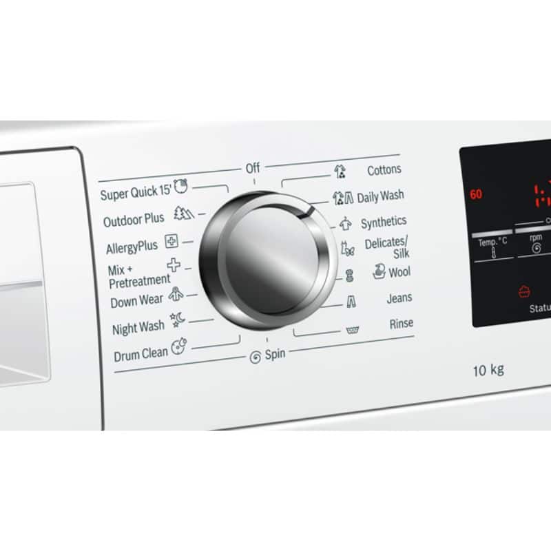 Bảng điều khiển máy giặt quần áo Bosch WAU28440SG Bảng điều khiển máy giặt quần áo Bosch WAU28440SG
