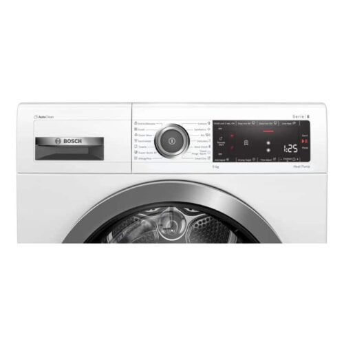Máy sấy quần áo Bosch WTX87MH0SG 4 Bảng điều khiển máy sấy quần áo Bosch WTX87MH0SG