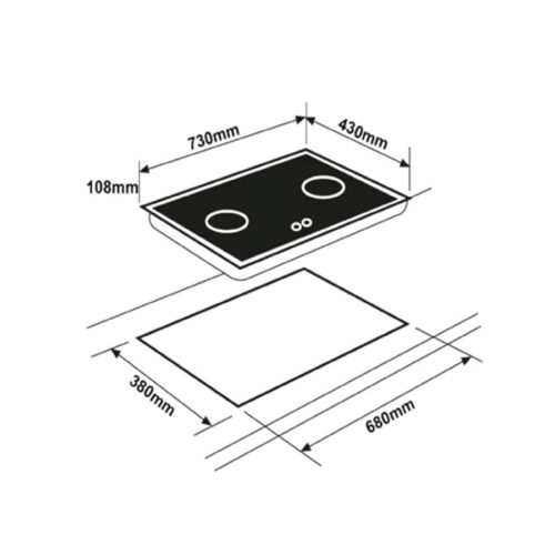 Bếp gas âm Eurosun EU-GA281 4 bep gas am eurosun eu ga281 1