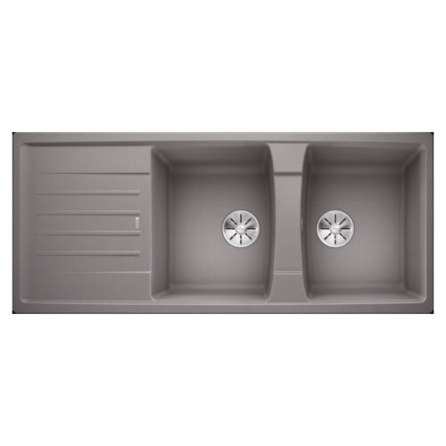Chậu rửa chén Blanco LEXA 8S Alu Metallic 3 chau rua blanco lexa 8 s alu metallic