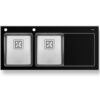 Chậu rửa bát inox BOSCH CRYSTALON (116X52) 2B 1D 2 chau rua bosch crystalon 2b 1d
