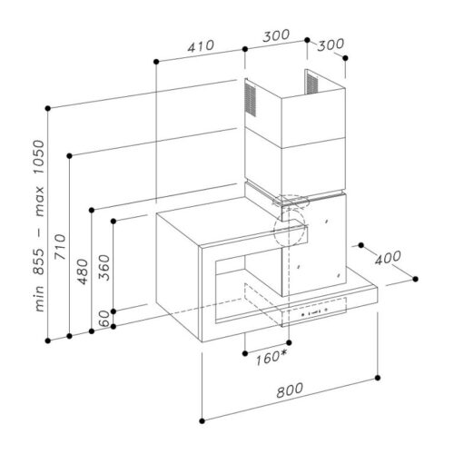 Máy hút áp tường Dudoff Juno (HW-S07) 3 dudoff juno 1