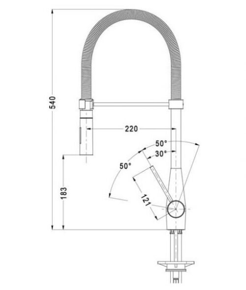 Vòi rửa chén Dudoff Swan Top 527B 3 dudoff swan top 527b 1 1