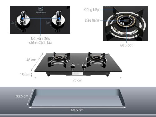 Bếp ga âm Electrolux EHG723BA 3 electrolux ehg723ba 1 1