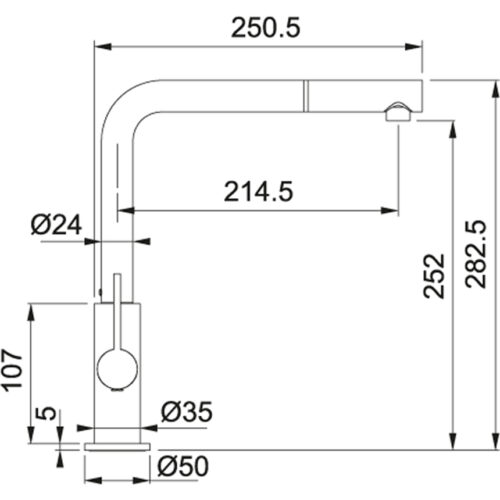 Vòi rửa Franke CT931C V2 115.0509.963 3 franke ct931c v2 1