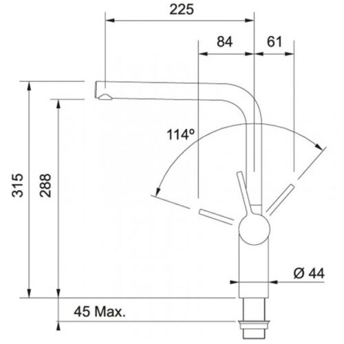 Vòi rửa Franke FS SL SW Steel 115.0370.581 3 franke fs sl sw stee 1