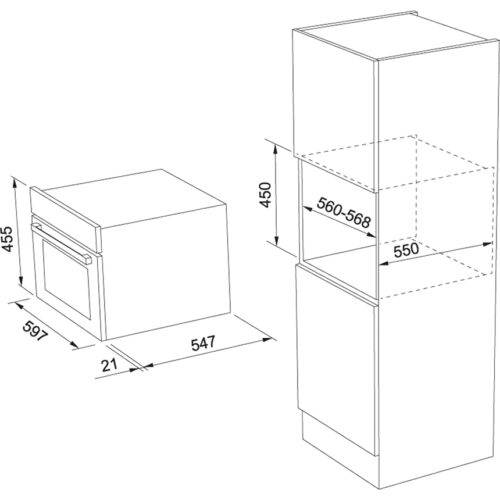 Lò hấp âm tủ hiệu Franke FSO 45 FS C TFT BK XS 116.0371.355 4 franke fso 45 fs c tft bk xs 1 1