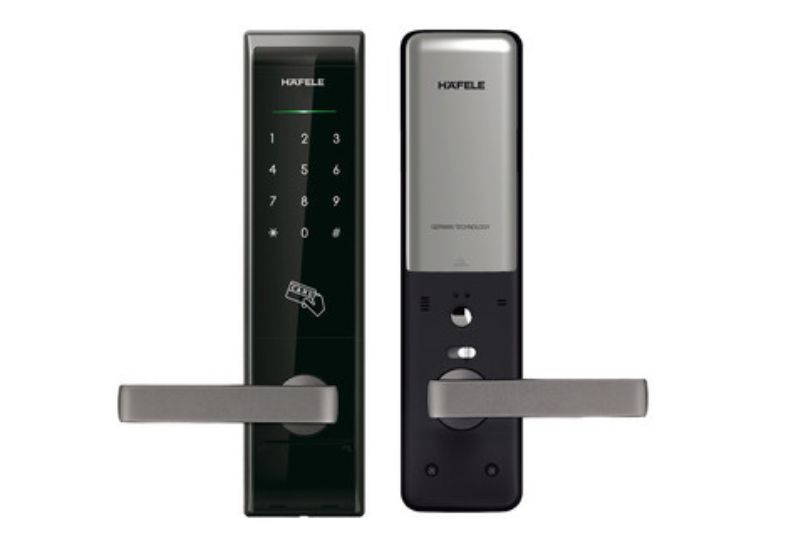 Khóa điện tử EL8000 Hafele 912.05.367 màu bạc Khóa điện tử EL8000 Hafele 912.05.367 màu bạc