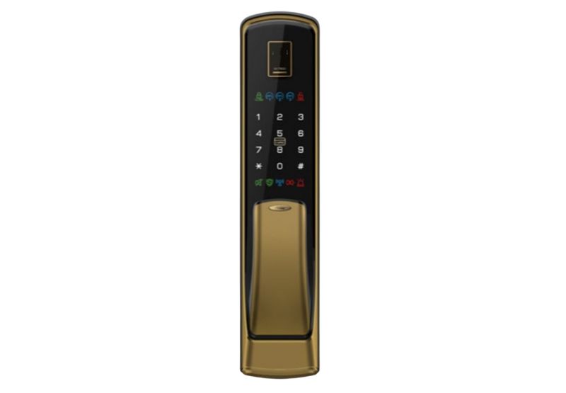 Khóa điện tử Hafele EL9500 TCS màu vàng sâm VNLock Khóa điện tử Hafele EL9500 TCS màu vàng sâm VNLock