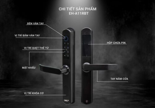 Khoá vân tay Chefs EH-A11RBT 6 khoa van tay chefs EH A11RBT 3