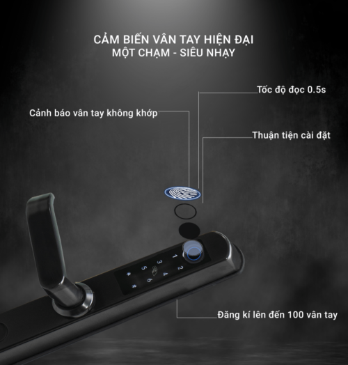 Khoá vân tay Chefs EH-A11RBT 5 khoa van tay chefs EH A11RBT 4
