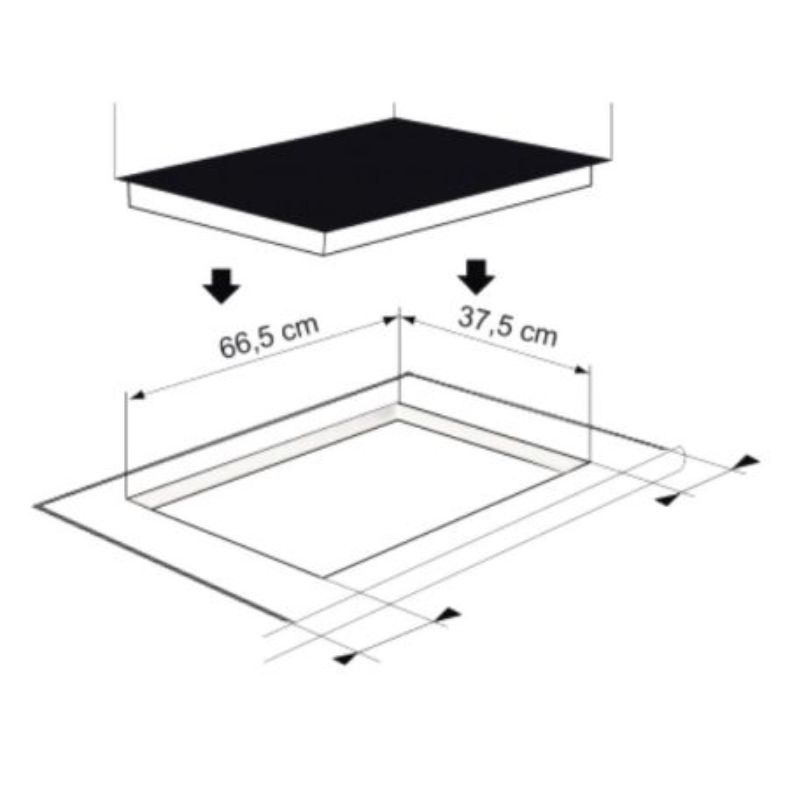 Kích thước bếp cảm ứng từ Munchen GM 8226 Kích thước bếp cảm ứng từ Munchen GM 8226
