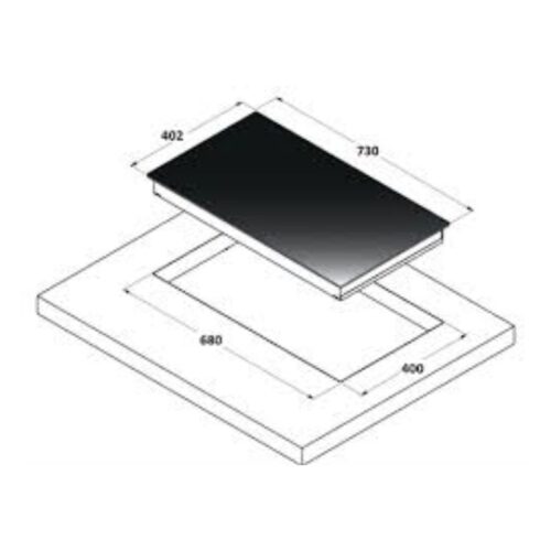 Bếp điện Faber FB - 2E 3 Kích thước bếp điện Faber FB - 2E