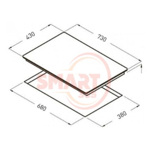 BẾP TỪ ĐÔI SMARAGD SI2-2868 + 3 BẾP ĐÔI SMARAGD SI2-2868 +