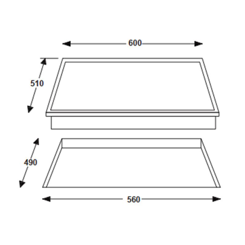 Kích thước Bếp từ 3 vùng nấu Rosieres RISD3BC Kích thước Bếp từ 3 vùng nấu Rosieres RISD3BC