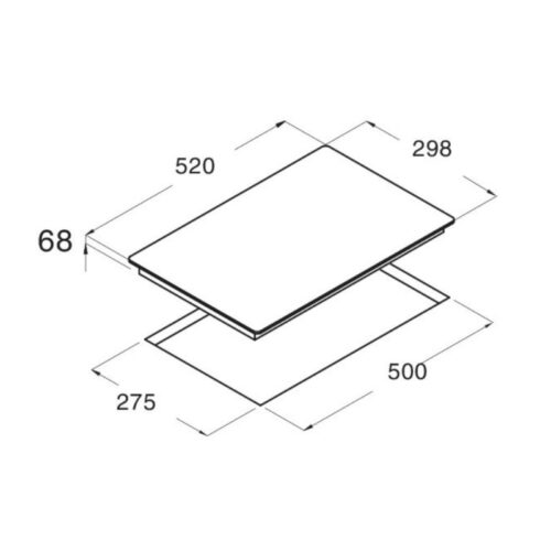 Bếp từ đôi Cata IB 3102 BK 3 kich thuoc bep tu doi cata ib 3102 bk