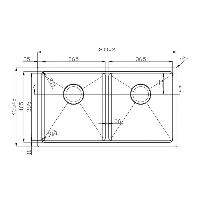 Kích thước chậu rửa bát Konox Workstation Sink – Undermount Sink KN8046DUB Kích thước chậu rửa bát Konox Workstation Sink – Undermount Sink KN8046DUB