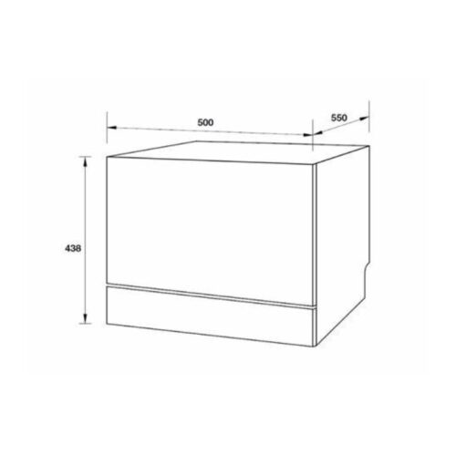 Máy rửa chén bát Hafele HDW-T50A 538.21.190 3 Kích thước máy rửa chén bát Hafele HDW-T50A 538.21.190