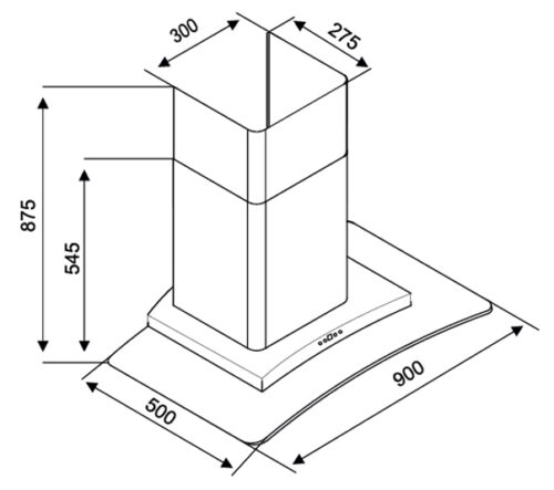Máy hút khử mùi Kocher K-228T 90cm 4 kocher k 228t 90cm 1