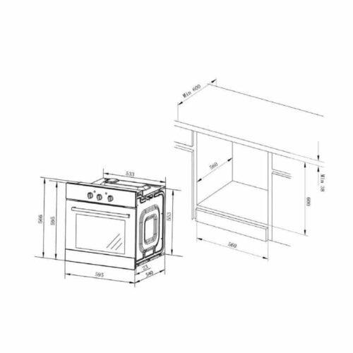 Lò nướng Spelier SPB 6524EU 6 Lắp đặt Lò nướng Spelier SPB 6524EU