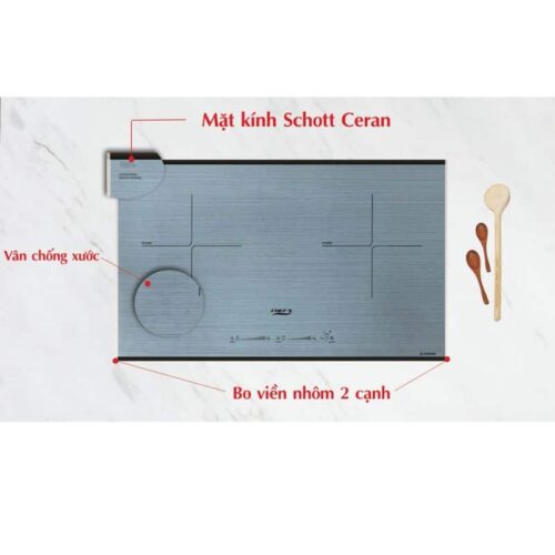 Bếp từ đôi Chefs EH-DIH888E 4 mat kinh bep tu doi chefs eh dih888e