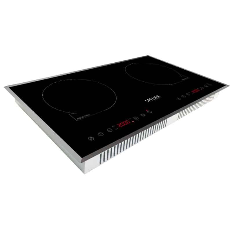 Mặt kính Bếp Từ đôi Spelier SBK - 05D Mặt kính Bếp Từ đôi Spelier SBK - 05D