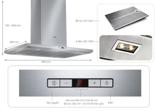 Máy hút khử mùi đảo Bosch DIB098E50 4 may hut khu mui dao bosch dib098e50 1