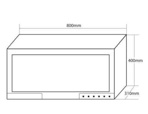 Máy Sấy Bát Giovani G-802S 3 kích thước của Máy Sấy Bát Giovani G-802S