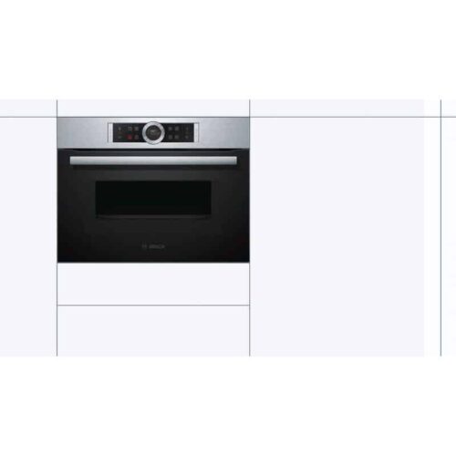Lò nướng kết hợp vi sóng Bosch CMG633BS1 4 Thiết kế lò nướng kết hợp vi sóng Bosch CMG633BS1