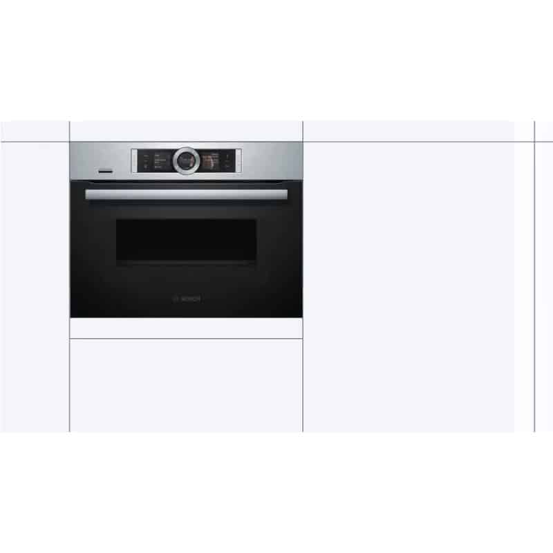 Thiết kế lò nướng kết hợp vi sóng Bosch CMG656BS6B Thiết kế lò nướng kết hợp vi sóng Bosch CMG656BS6B