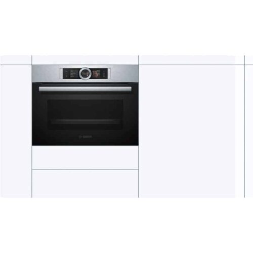 Lò nướng kèm hấp Bosch CSG636BS1 3 Thiết kế lò nướng kèm hấp Bosch CSG636BS1