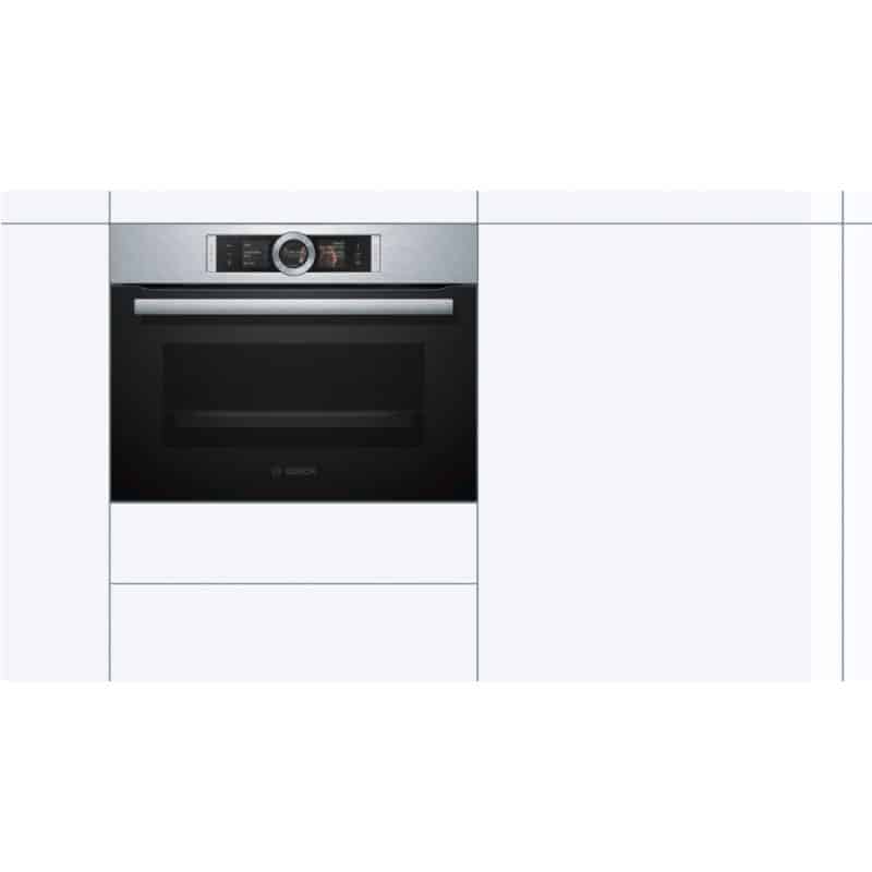 Thiết kế lò nướng kèm hấp Bosch CSG636BS1 Thiết kế lò nướng kèm hấp Bosch CSG636BS1