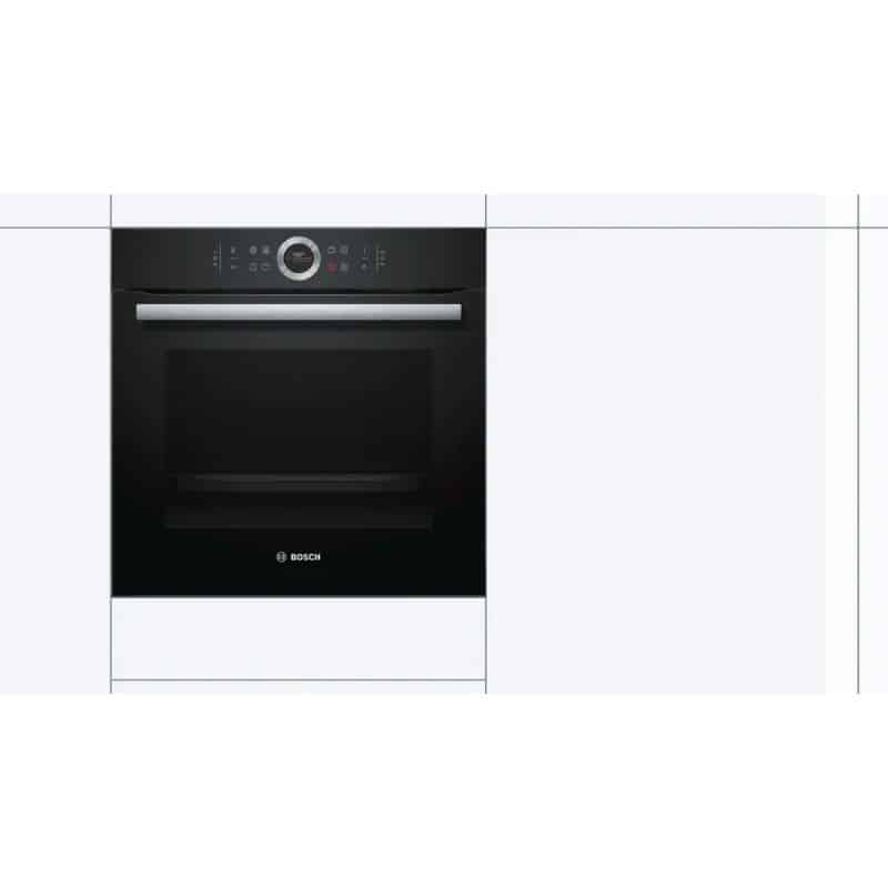 Thiết kế lò nướng Bosch HBG634BB1B Thiết kế lò nướng Bosch HBG634BB1B