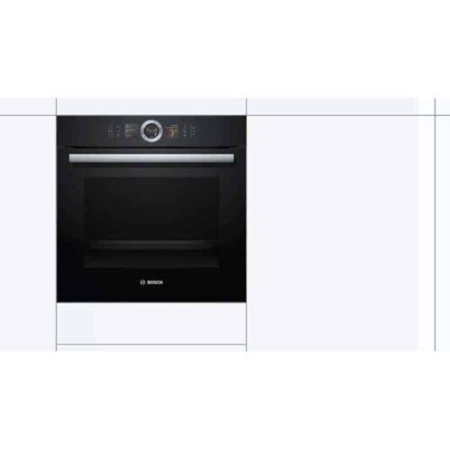 Lò nướng kèm hấp Bosch HSG636BB1 3 Thiết kế lò nướng kèm hấp Bosch HSG636BB1