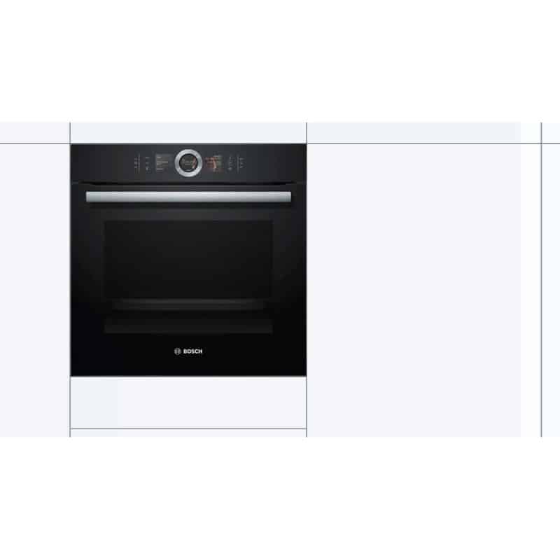 Thiết kế lò nướng kèm hấp Bosch HSG636BB1 Thiết kế lò nướng kèm hấp Bosch HSG636BB1