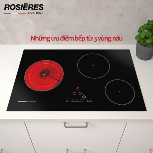 Bếp kểt hợp 2 từ 1 điện Rosieres PMI732N 4 Ưu điểm của Bếp kểt hợp 2 từ 1 điện Rosieres PMI732N