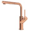 Vòi rửa bát Konox rút dây Artan Rose Gold 1 voi rua bat konox artan rose gold