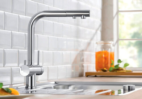 Vòi rửa bát Blanco FONTAS II Chrome 4 voi rua blanco fontas ii chrome 1