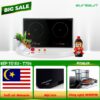 COMBO 8: Bếp từ đôi Eurosun EU-T756 + Máy hút mùi EUROSUN EH-70K11E + Chậu vòi rửa bát + Tặng bộ nồi 2 EU T756 1